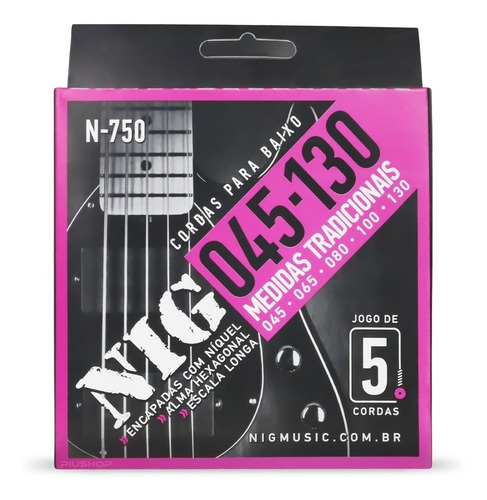 Encordoamento Baixo Nig N750 045 5C