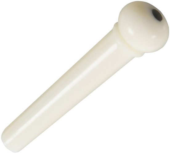 Pino de Fixação de Cordas para Violão Aço - Plástico Ivory 32mm